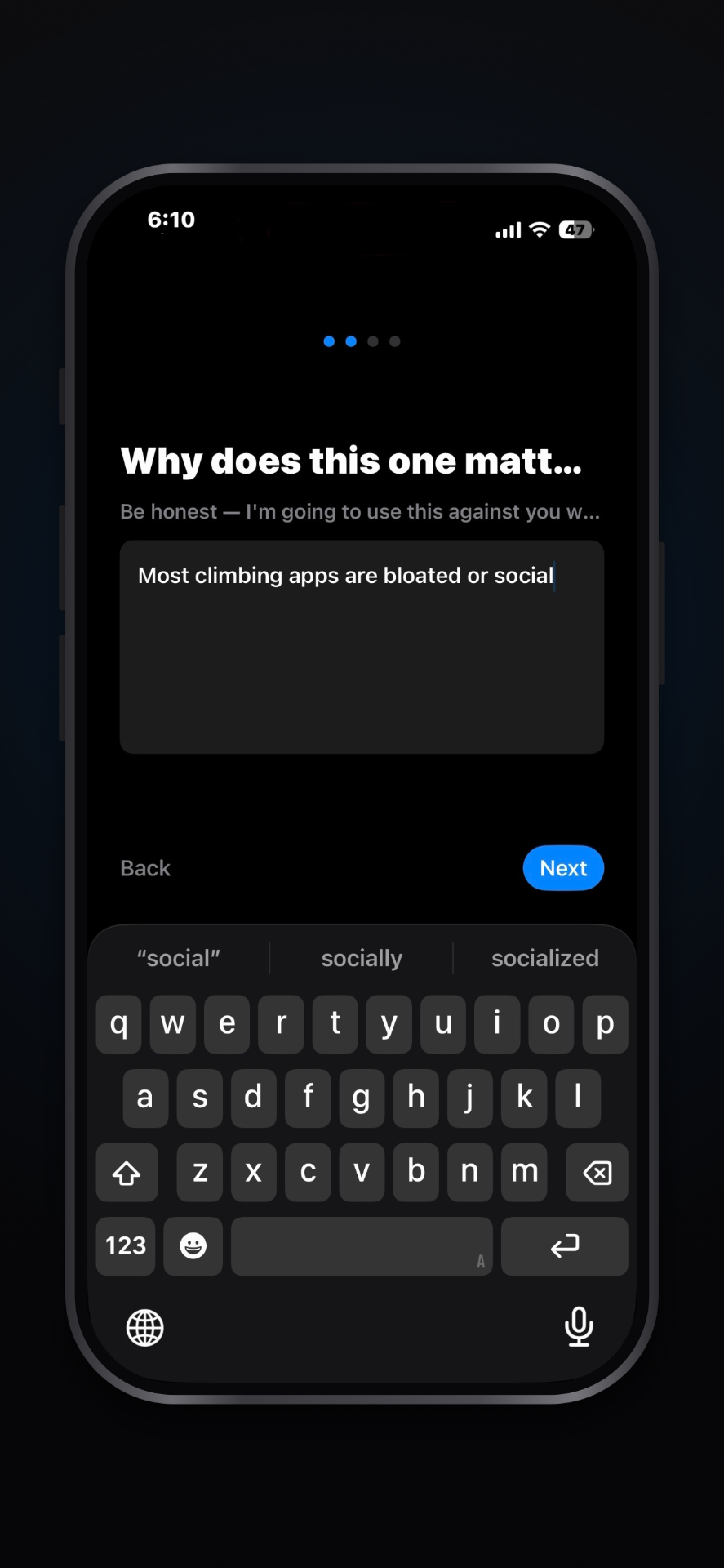 Setup: Why does this matter?